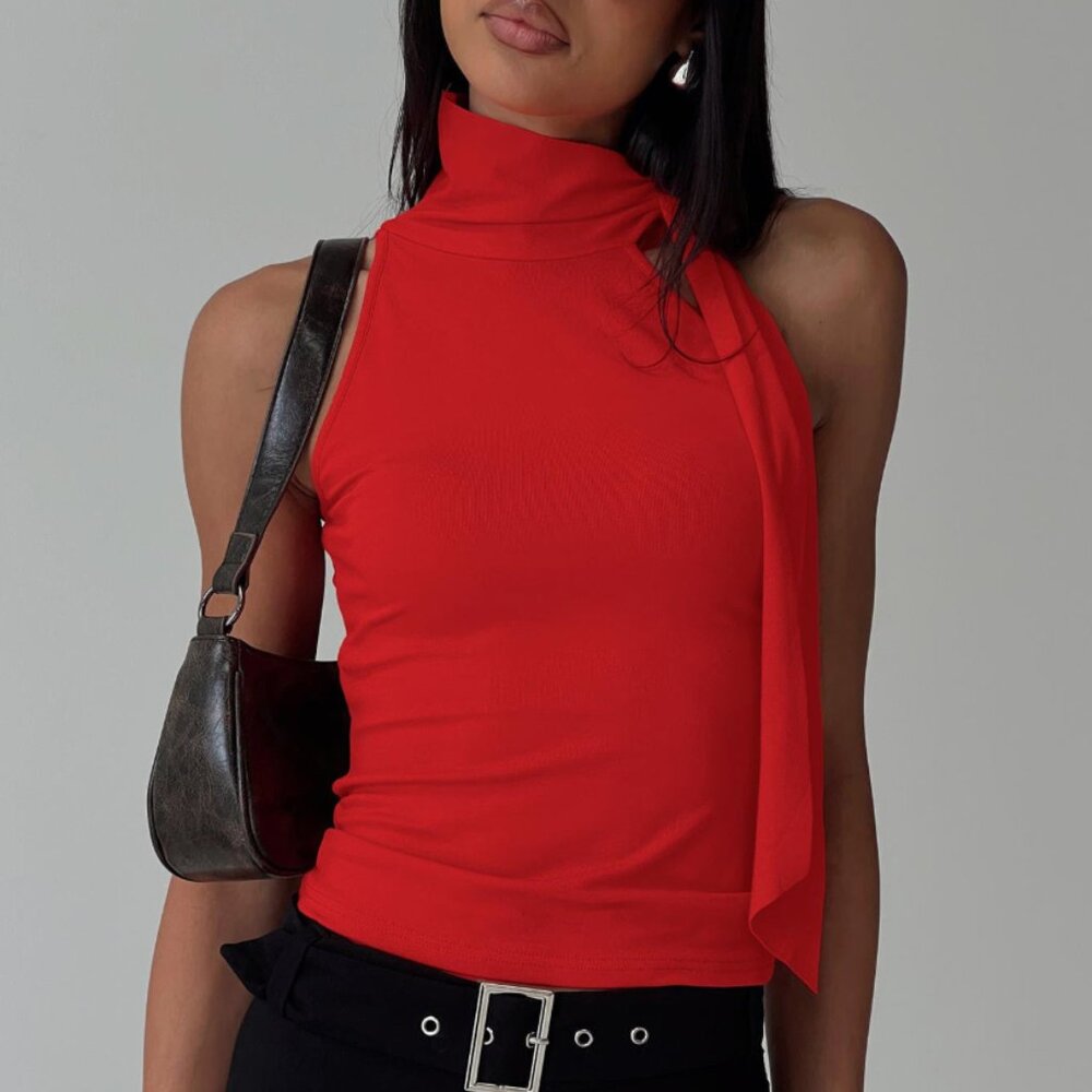 Mathias Princess Polly Neck Scarf Top